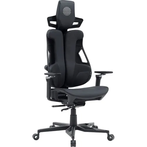 Кресло Cactus CS-CHR-DUO, искусственная кожа, до 150кг, регулируемые 4D подлокотники, черный