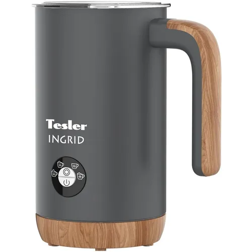 Вспениватель молока TESLER MF-240, стационарный, 240мл, темно-серый