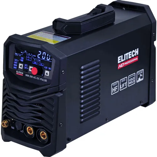 Сварочный аппарат Elitech WM 200 AC-DC Pulse, инвертор [204476]