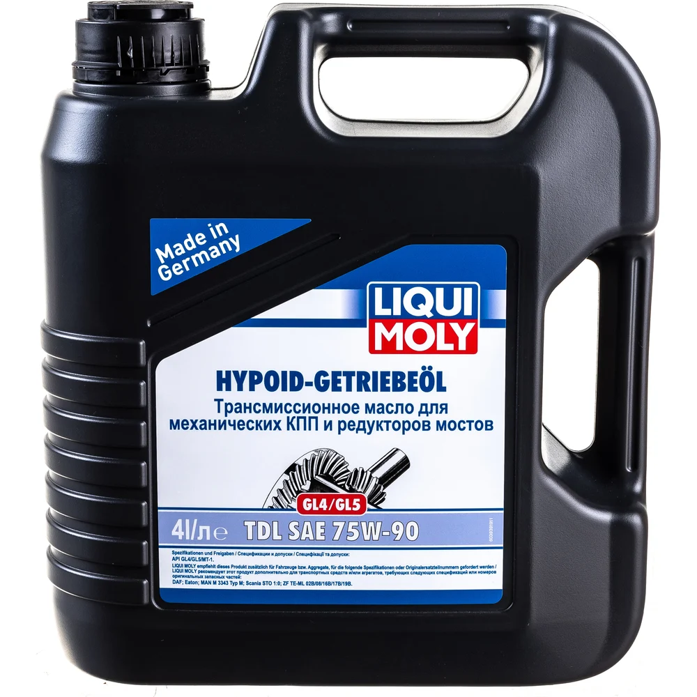 Полусинтетическое трансмиссионное масло LIQUI MOLY Hypoid-Getrieb.TDL 75W-90 GL-4/GL-5 3939