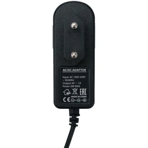 Адаптер питания PREMIER PCBNAC14, 6 В, 2A, 12Вт, черный