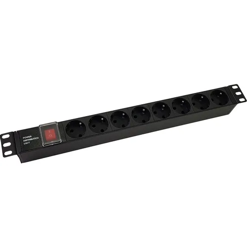 Блок распределения питания NTSS NTSS-PDU-DA1016, горизонт.размещ., SchukoХ8, Тип вход. тока 10A