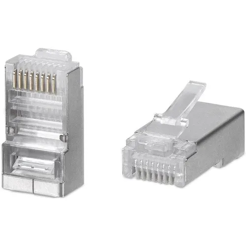 Коннектор CABEUS 8P8C-SH-FC кат.5E RJ45 серебристый 100 шт./кор.