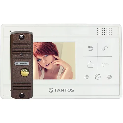 Комплект домофона TANTOS Lilu kit, белый [00-00189399]