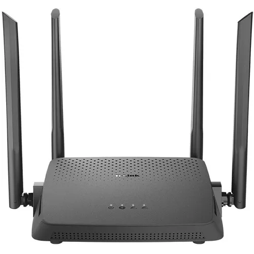 Wi-Fi роутер D-Link DIR-825/RU/R7, Wi-Fi 5, AC1200, 2.4/5ГГц, +5 ГГц, 4 LAN, 1xUSB, черный [dir-825/ru/r7a]