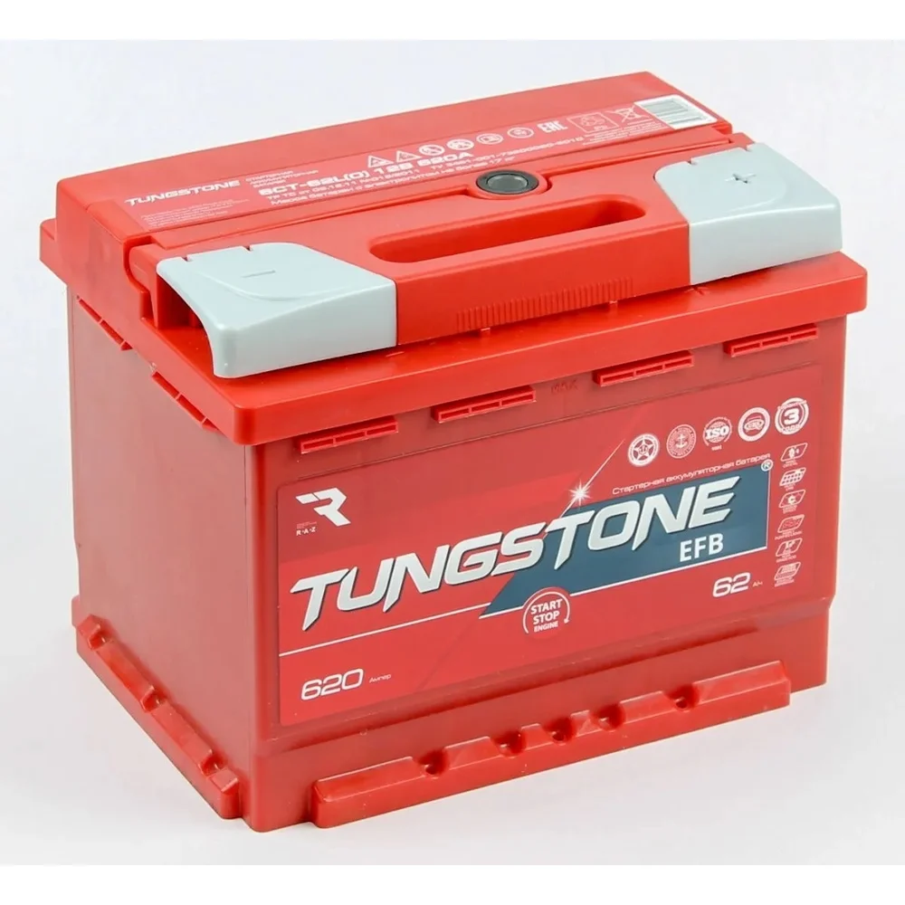 Автомобильный аккумулятор Tungstone Efb 62L(1)-L2АК-АК-0