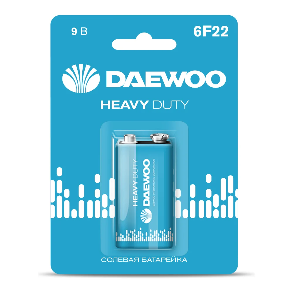 Солевая батарейка DAEWOO Heavy Duty 2021 5029248