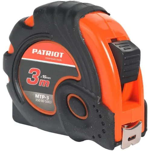 Рулетка строительная Patriot MTP-3, 3м x16мм [350005003]
