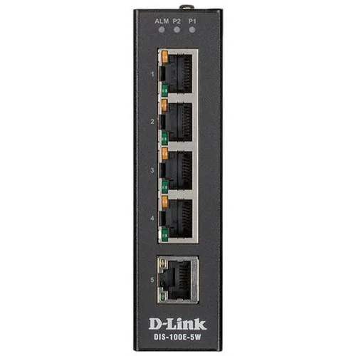 Коммутатор D-Link DIS-100E-5W/A1A, неуправляемый