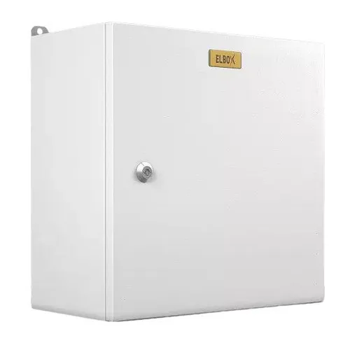 Шкаф электротехнический ELBOX EMW-500.500.210-1-IP66, одностворчатый, настенный, 500х500х210 мм