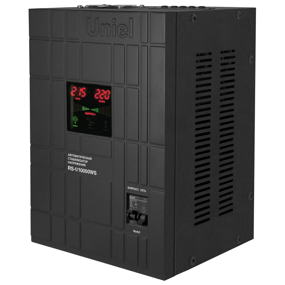 Настенный стабилизатор Uniel RS-1/10000WS 7385