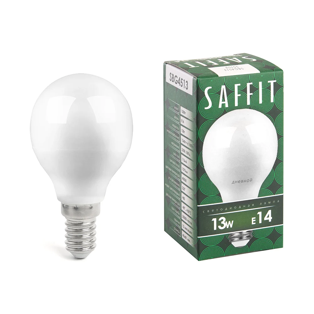 Светодиодная лампа SAFFIT SBG4513 55159