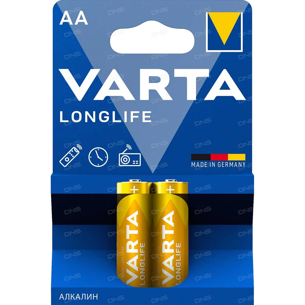 Батарейка Varta LONGLIFE 04106101412