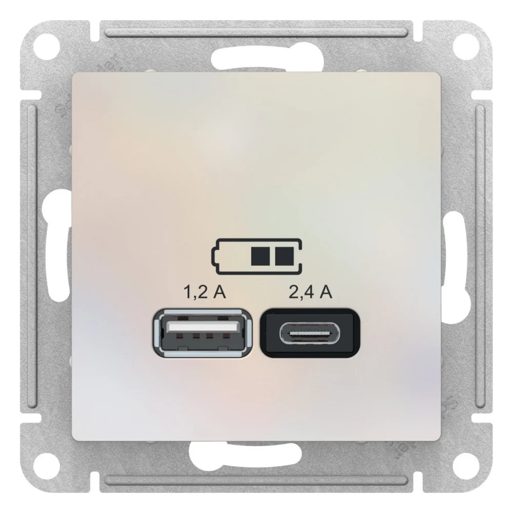 Розетка usb Systeme Electric AtlasDesign ATN000439