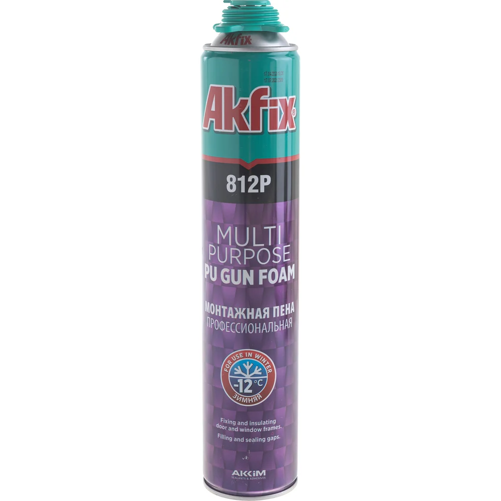 Профессиональная зимняя монтажная пена Akfix 812P FA081