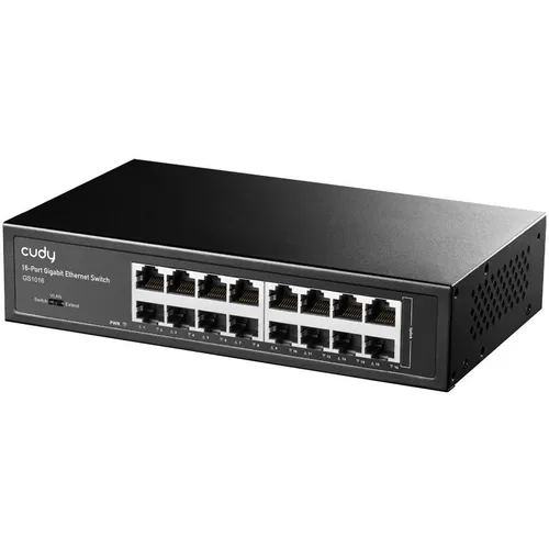 Коммутатор CUDY GS1016, неуправляемый
