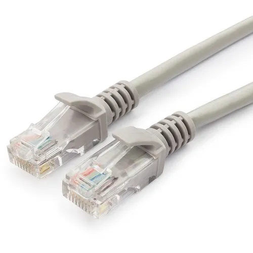 Патч-корд CABLEXPERT PP10-20M литой (molded), UTP, кат.5E, 20м, 4 пары, 26AWG, медь, многожильный, серый