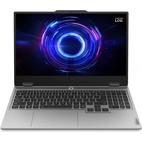 Ноутбук игровой Lenovo LOQ 15IRX10, 15.6", 2025, IPS, Intel Core i5 13450HX 2.4ГГц, 10-ядерный, 16ГБ DDR5, 512ГБ SSD, NVIDIA GeForce RTX 5050 для ноутбуков - 8 ГБ, TGP 100Вт, без операционной системы, серый [83je002brk]