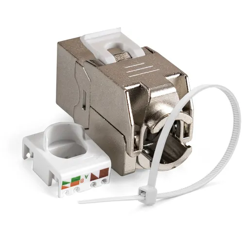 Модуль Exegate KJ-8P8C-SH-C5e-180-TL (EX297346RUS) Keystone RJ45 кат.5E бронз.