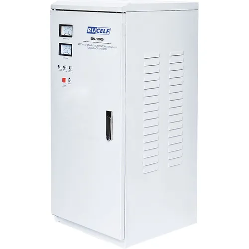 Стабилизатор напряжения RUCELF SDV-15000, 13кВт белый