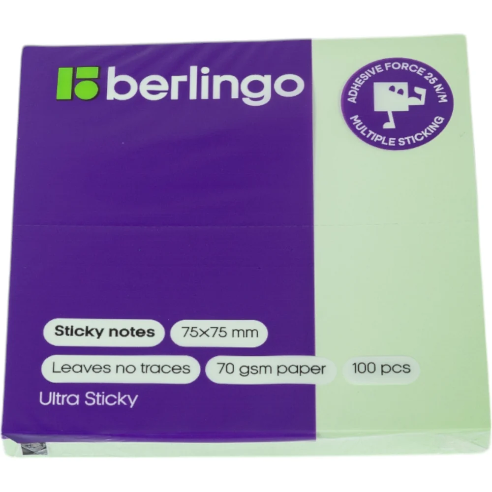 Самоклеящийся блок Berlingo Ultra Sticky LSn_39206
