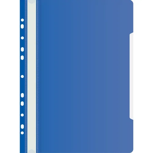 Папка-скоросшиватель Бюрократ PS-P20BLU, A4, пластик, синий 20 шт./кор.