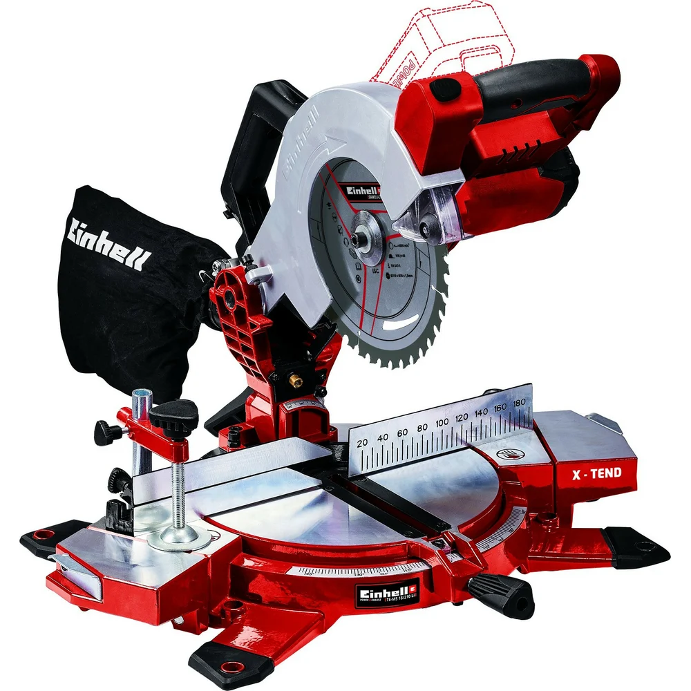Аккумуляторная торцовочная пила Einhell TE-MS 18/210 Li-Solo 4300890