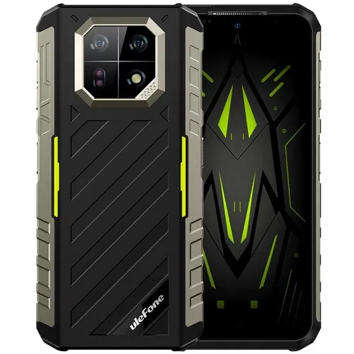 6.58" Смартфон ULEFONE Armor 22 8/128Gb, NFC, IPS, 120Гц, 6600мAч, зеленый