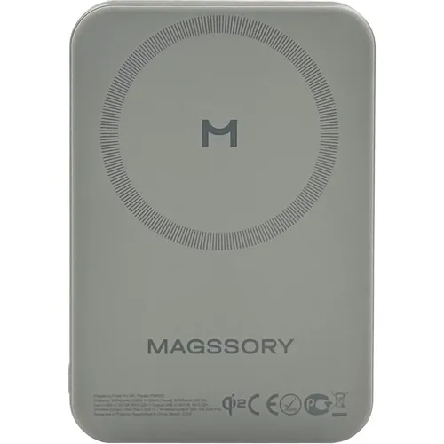 Внешний аккумулятор (Power Bank) MAGSSORY PBN012, 5000мAч, черный
