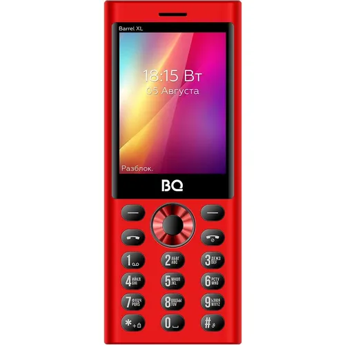 Сотовый телефон BQ Barrel XL 2832, красный/черный