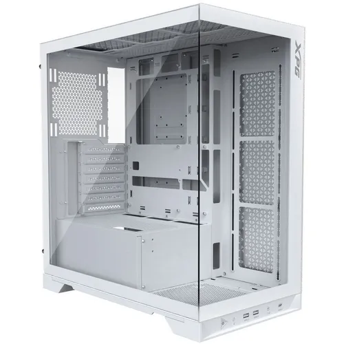 Корпус ATX XPG Invader X, Midi-Tower, без БП, белый [invaderxmtwof-whcww]