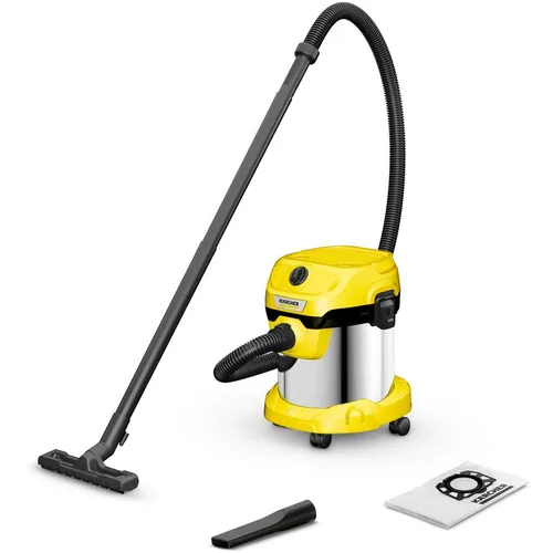 Строительный пылесос Karcher WD 2 Plus S V-15/4/18, желтый [1.628-050.0]