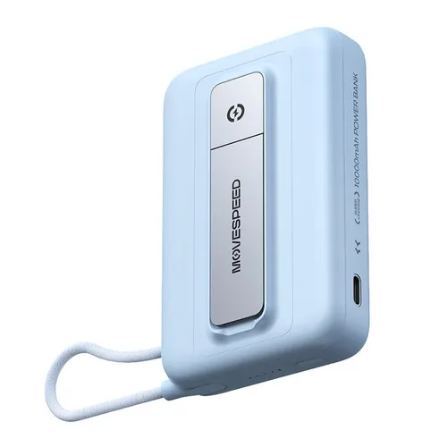 Внешний аккумулятор (Power Bank) MOVESPEED MSP16, 10000мAч, голубой [msp16 blue]