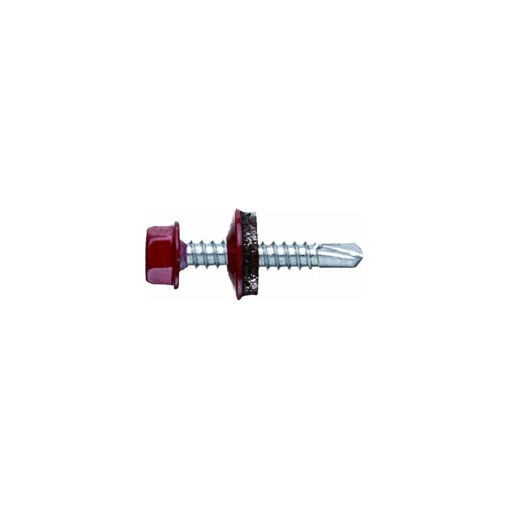 Саморез Tech-Krep 4,8х28 RAL3005 винно-красный 300 шт. 127870
