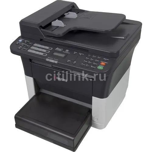 МФУ лазерное Kyocera FS-1125MFP черно-белая печать, A4, белый [1102m73nx2/dz2/ru0/ruv/ru2]