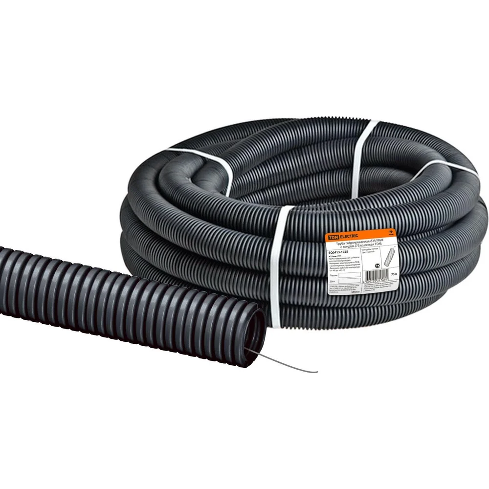 Гофрированная легкая труба TDM ELECTRIC SQ0413-1025
