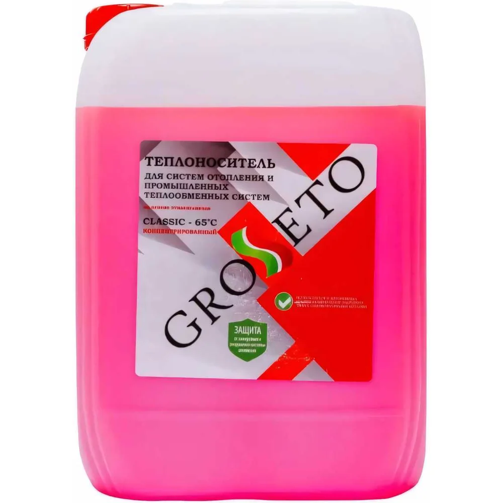 Теплоноситель Grosseto (-65) 10кг этиленгликоль Т6510