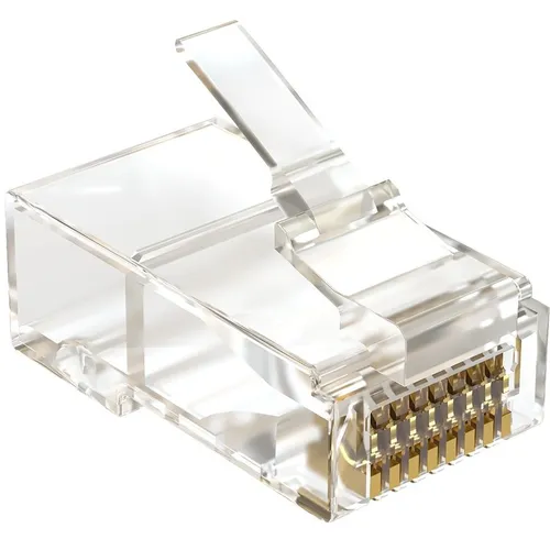 Коннектор Sysmatrix (PLUG 8P8C5EU.UW) RJ45 кат.5E UTP прозр. (упак.:100шт)
