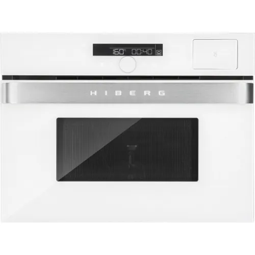 Духовой шкаф электрический HIBERG MS-VM 5115 W Smart, 31л, дверца с 3 стеклами, белый