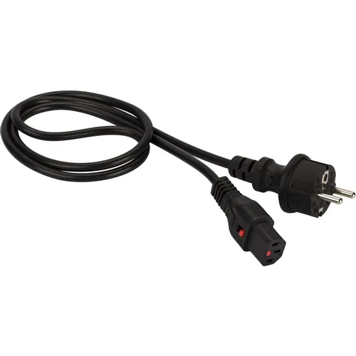 Шнур питания Lanmaster (LAN-PP13L/SH-3.0-BK) C13-Schuko проводник.:3x0.75мм2 3м 220В 10А черный
