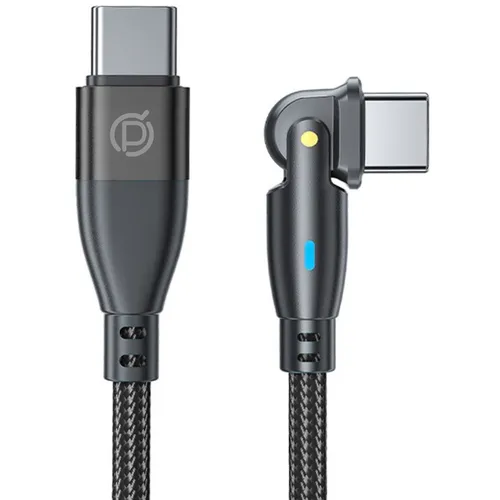 Кабель PERO DC-13, USB Type-C (m) - USB Type-C (m), 2м, черный [prdc-13cc2m]