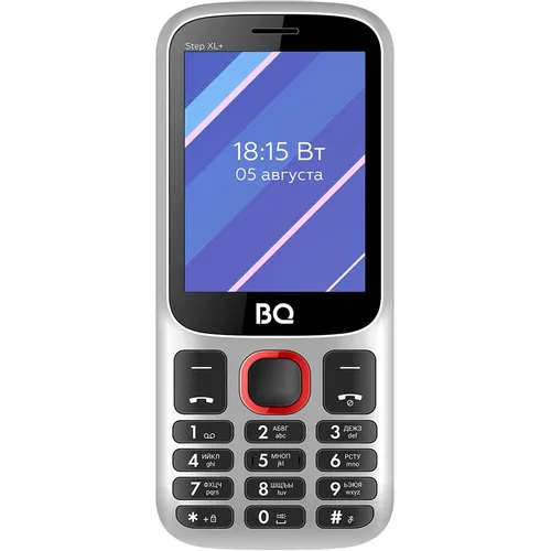 Сотовый телефон BQ 2820 Step XL+, белый/красный