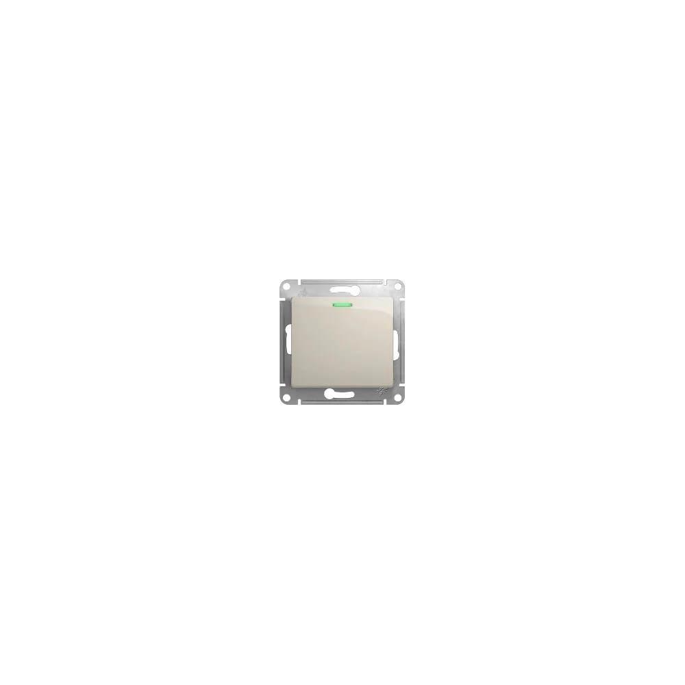 Одноклавишный переключатель Systeme Electric Glossa GSL000963