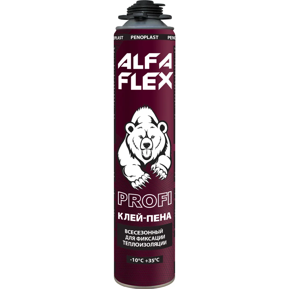Пистолетная всесезонная клей-пена ALFAFLEX Profi 756632