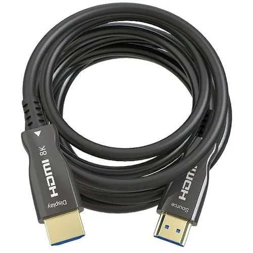 Кабель соединительный аудио-видео PREMIER 5-806 15.0, HDMI (m) - HDMI (m), ver 2.1, 15м, GOLD, черный