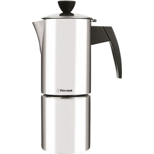 Кофеварка гейзерн. Rondell Loft Professional RDS-1512 0.3л сталь нержавеющая стальной