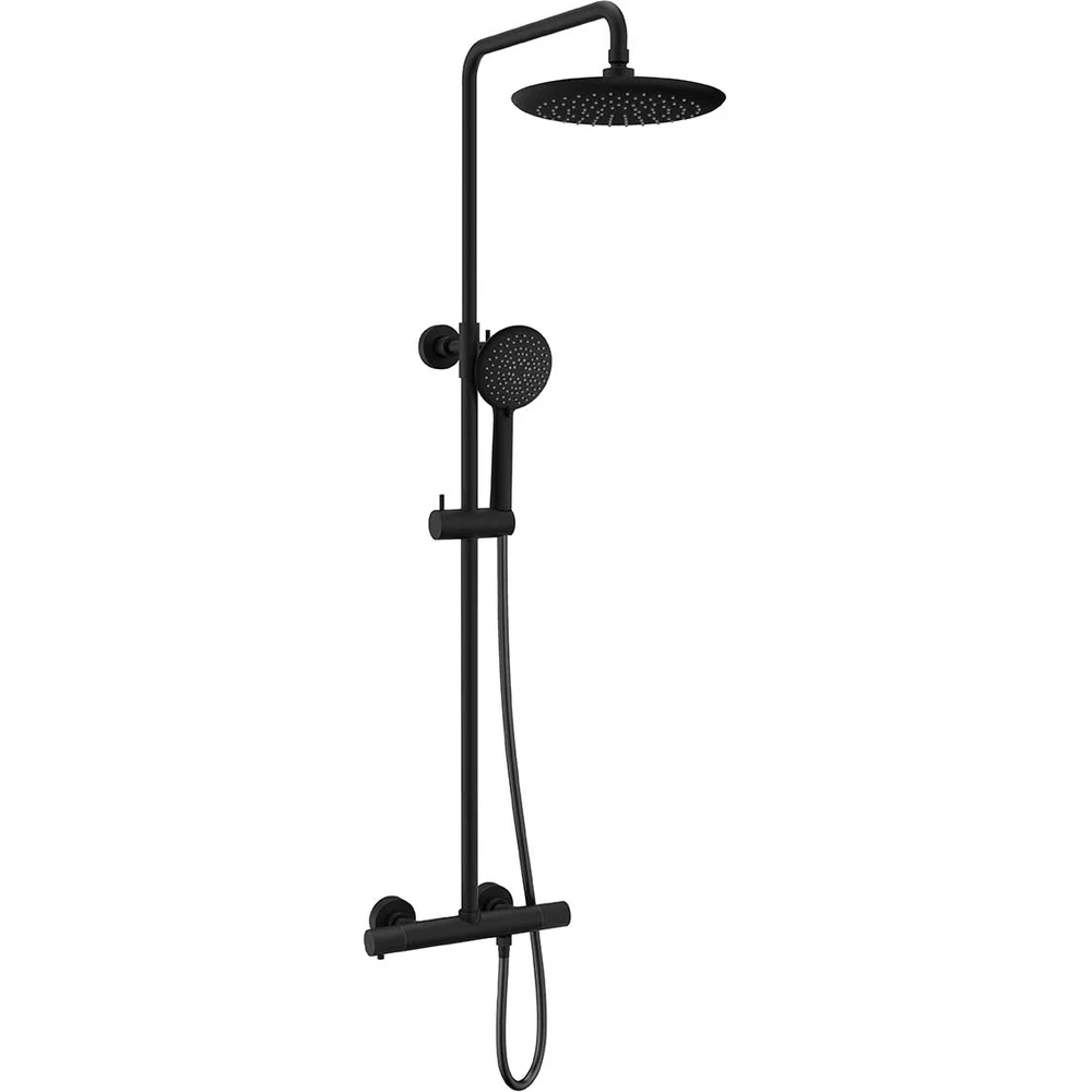 Термостатическая душевая стойка VINCEA Desire VSFS-1D0TMB