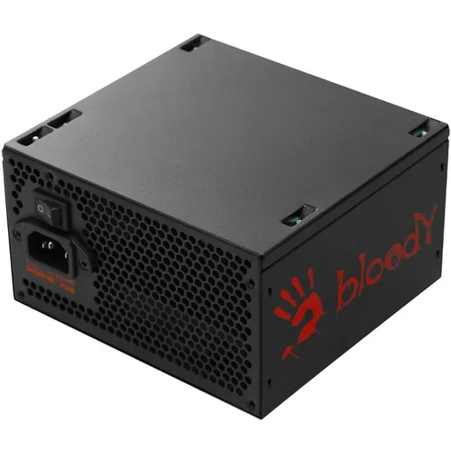 Блок питания BLOODY BD-PS500W, 500Вт, 80 PLUS WHITE, 120мм, черный, retail