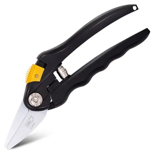 Секатор Deli DL580101 малый черный/желтый