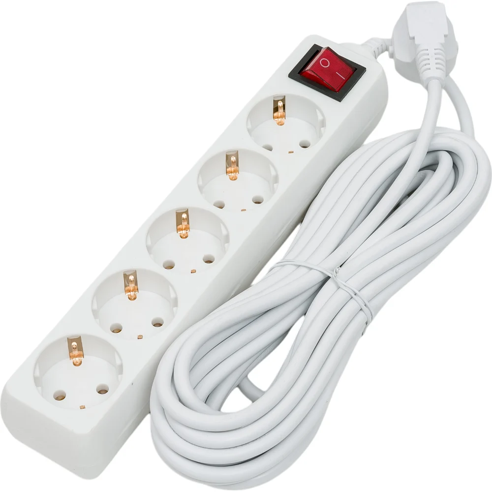 Бытовой удлинитель General Lighting Systems GES-16-3x100-5-7m-S 470048